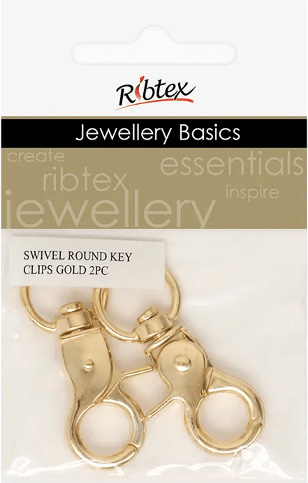 Swivel Round Key Clip 2pc