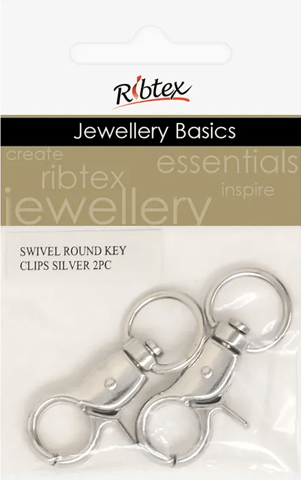 Swivel Round Key Clip 2pc