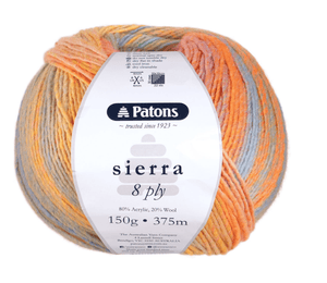 Patons Sierra 8PLY 150g