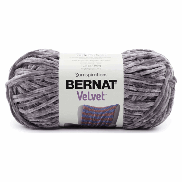 Bernat Forever Fleece Tweeds Crochet Yarn in Coal Tweed | Size: 250g/8.8oz | Pattern: Crochet | by Yarnspirations