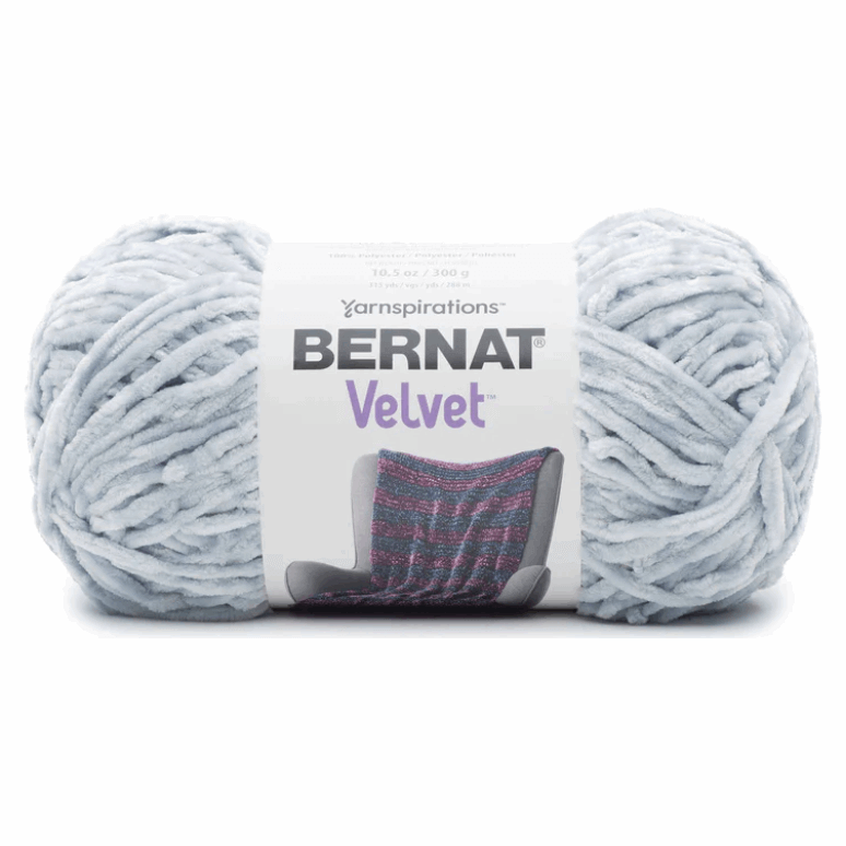 Bernat Velvet Yarn-Blackbird, Multipack Of 2 