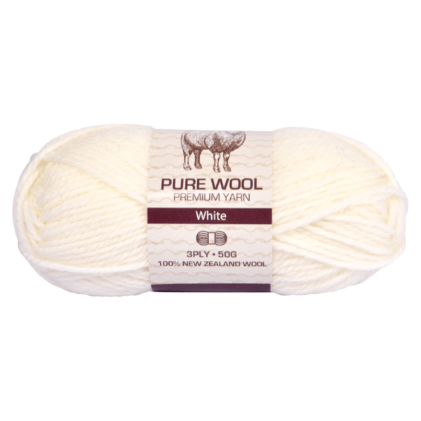 Pure Wool Premium Yarn 8PLY 50g 100% New Zealand Wool - CRAFT2U