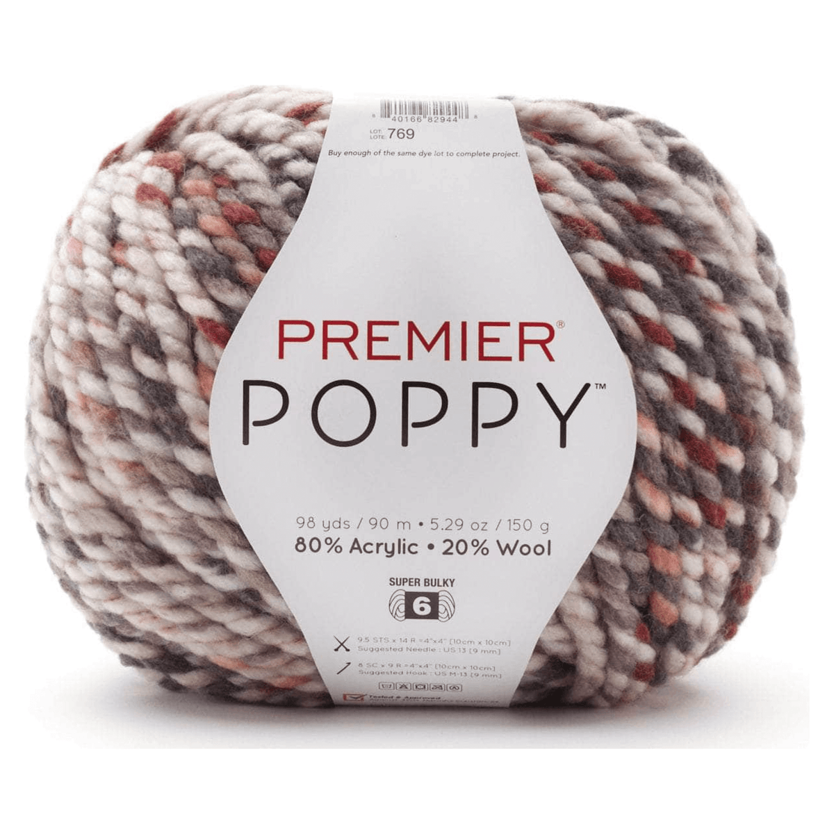 Premier Poppy Yarn Sold As A 3 Pack
