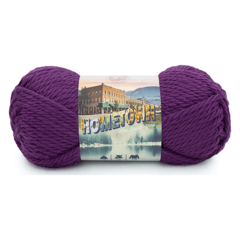 Lion Brand Yarn Hometown Yarn, Bulky Yarn, Yarn for Knitting and  Crocheting, 1-Pack, Madison Mustard