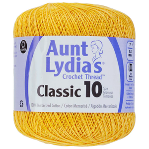 Aunt Lydia's Classic Crochet Thread Size 10 Sold As A 3 Pack