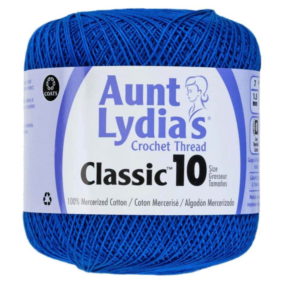 Aunt Lydia's Classic Crochet Thread Size 10 Sold As A 3 Pack