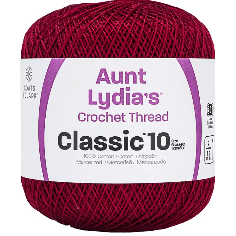 Aunt Lydia's Classic Crochet Thread Size 10 Sold As A 3 Pack
