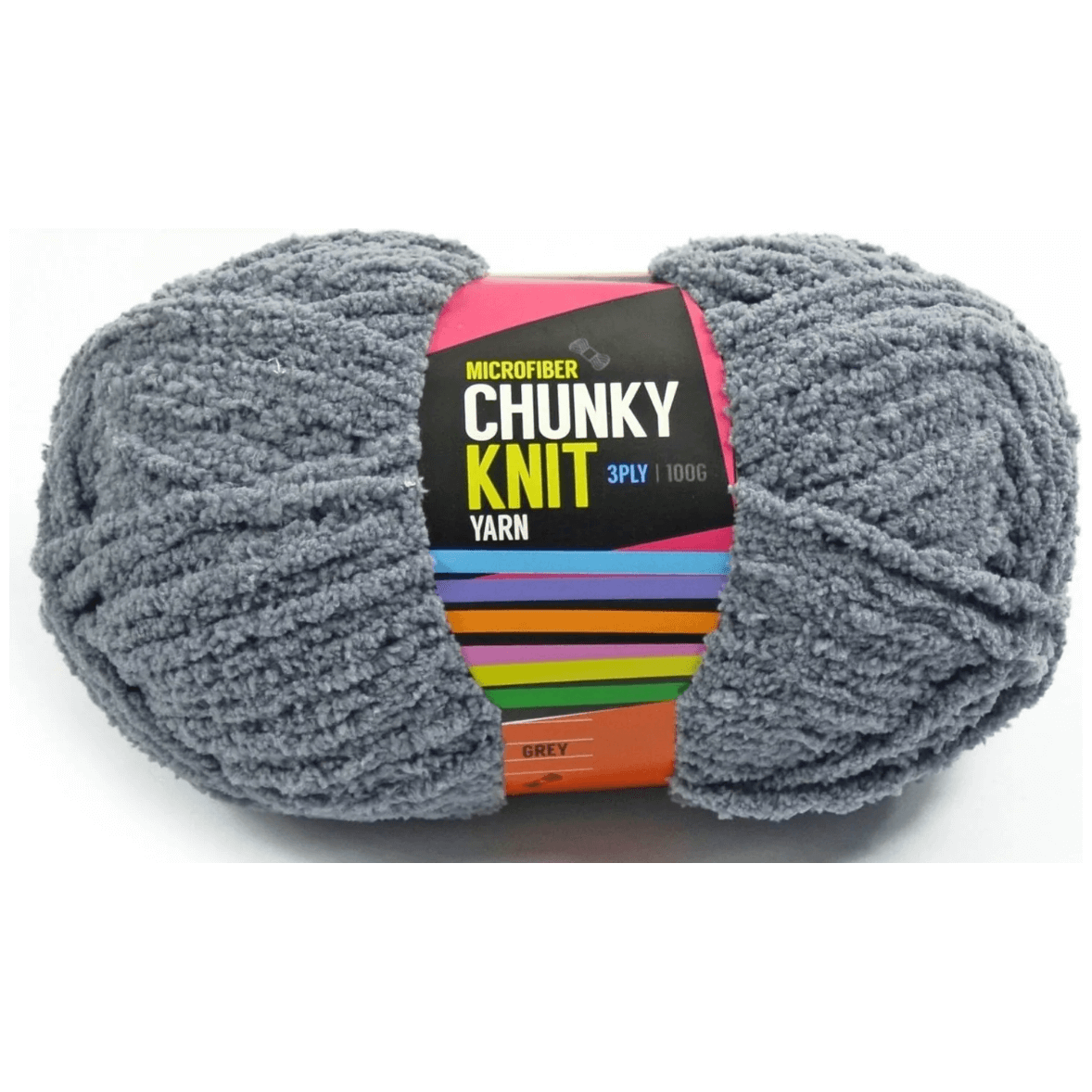 Microfibre Chunky Knit Yarn 3ply 100g