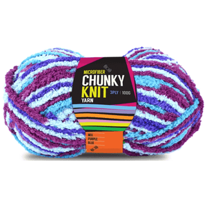 Microfibre Chunky Knit Yarn 3ply 100g