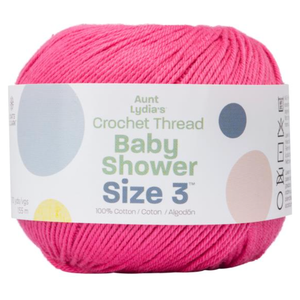 Aunt Lydia's Baby Shower Crochet Thread Size 3 Sold As A 3 Pack