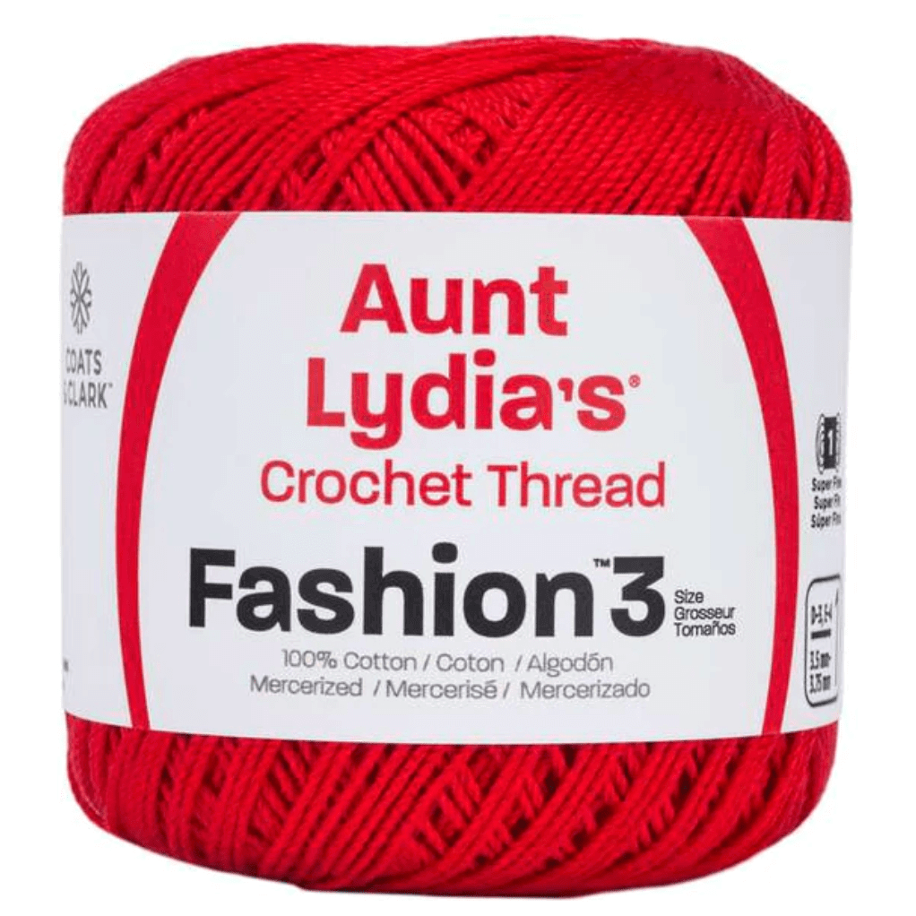 Aunt Lydia's Fashion Crochet Thread Size 3 Sold As A 3 Pack