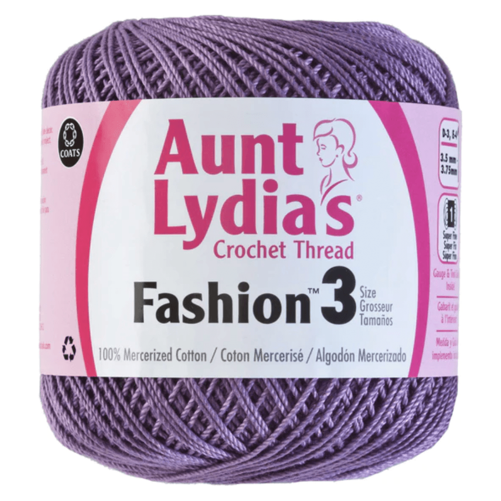Aunt Lydia's Fashion Crochet Thread Size 3 Sold As A 3 Pack