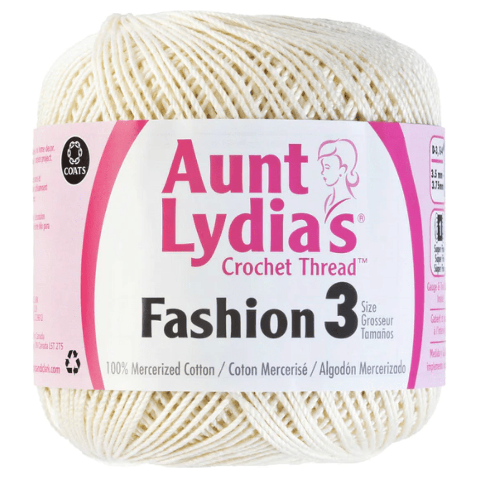 Aunt Lydia's Crochet Thread - Size 3 - (2-Pack) Warm Rose