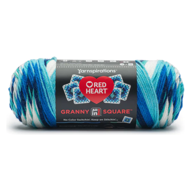 Discounted Red Heart All In One Granny Square Yarn Very Limited Stock