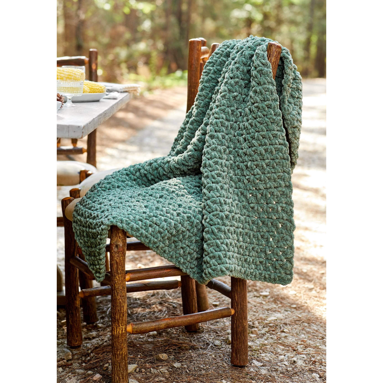 Forest Throw Free Pattern