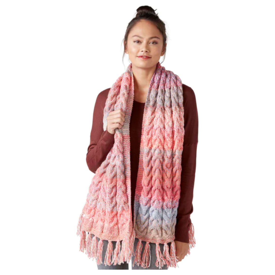 Knit Cabled Wrap Free Pattern
