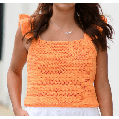 Tank Top Ruffle Pattern Ruffle Tank Top Free Pattern - CRAFT2U