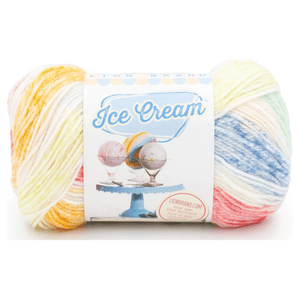 Lion Brand Ice Cream Yarn Sold As A 3 Pack