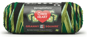 Red Heart All In One Granny Square Yarn Sold As A 3 Pack