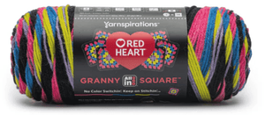 Red Heart All In One Granny Square Yarn Sold As A 3 Pack