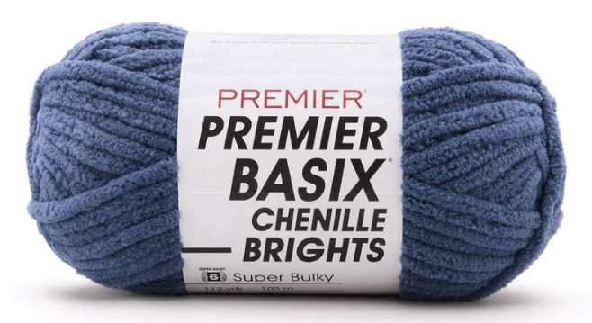 Premier Basix Chenille Brights Yarn Sold As A 3 Pack