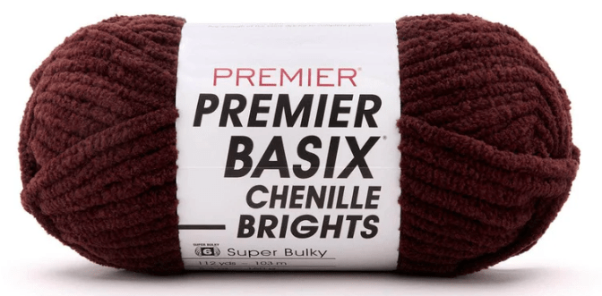 Premier Basix Chenille Brights Yarn Sold As A 3 Pack