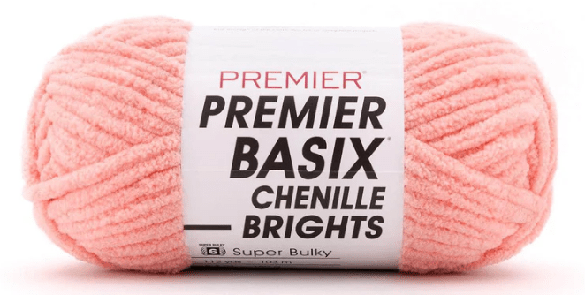 Premier Basix Chenille Brights Yarn Sold As A 3 Pack