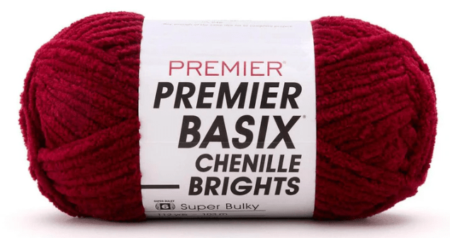 Premier Basix Chenille Brights Yarn Sold As A 3 Pack