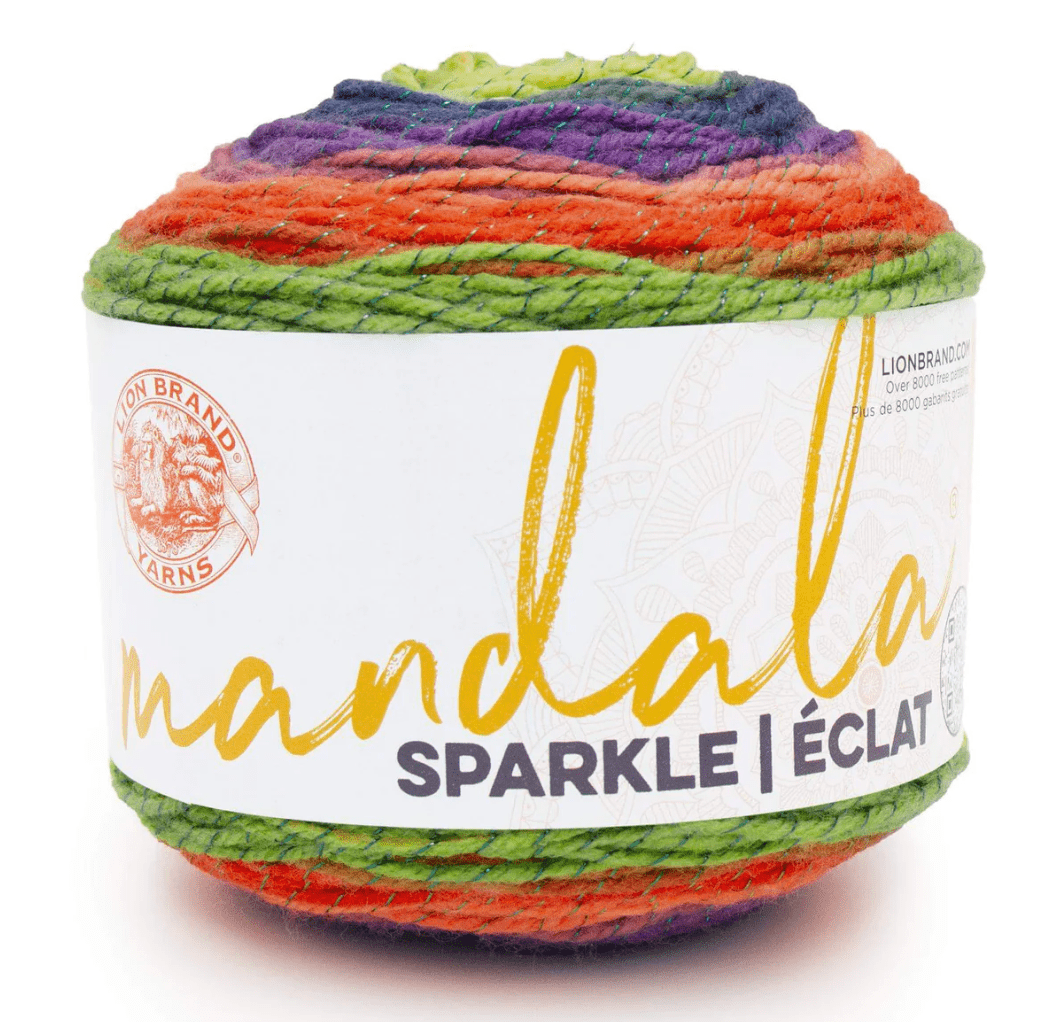 Lion Brand Mandala Sparkle Yarn Sold As A 3 Pack