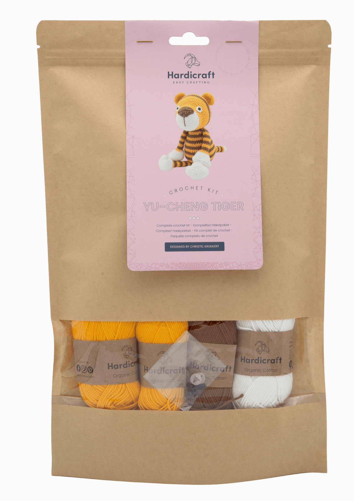 Diy Crochet Kit - Yu-Cheng Tiger Hardicraft Amigurumi Kit