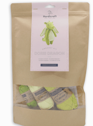 Diy Crochet Kit - Doris Dragon Hardicraft Amigurumi Kit