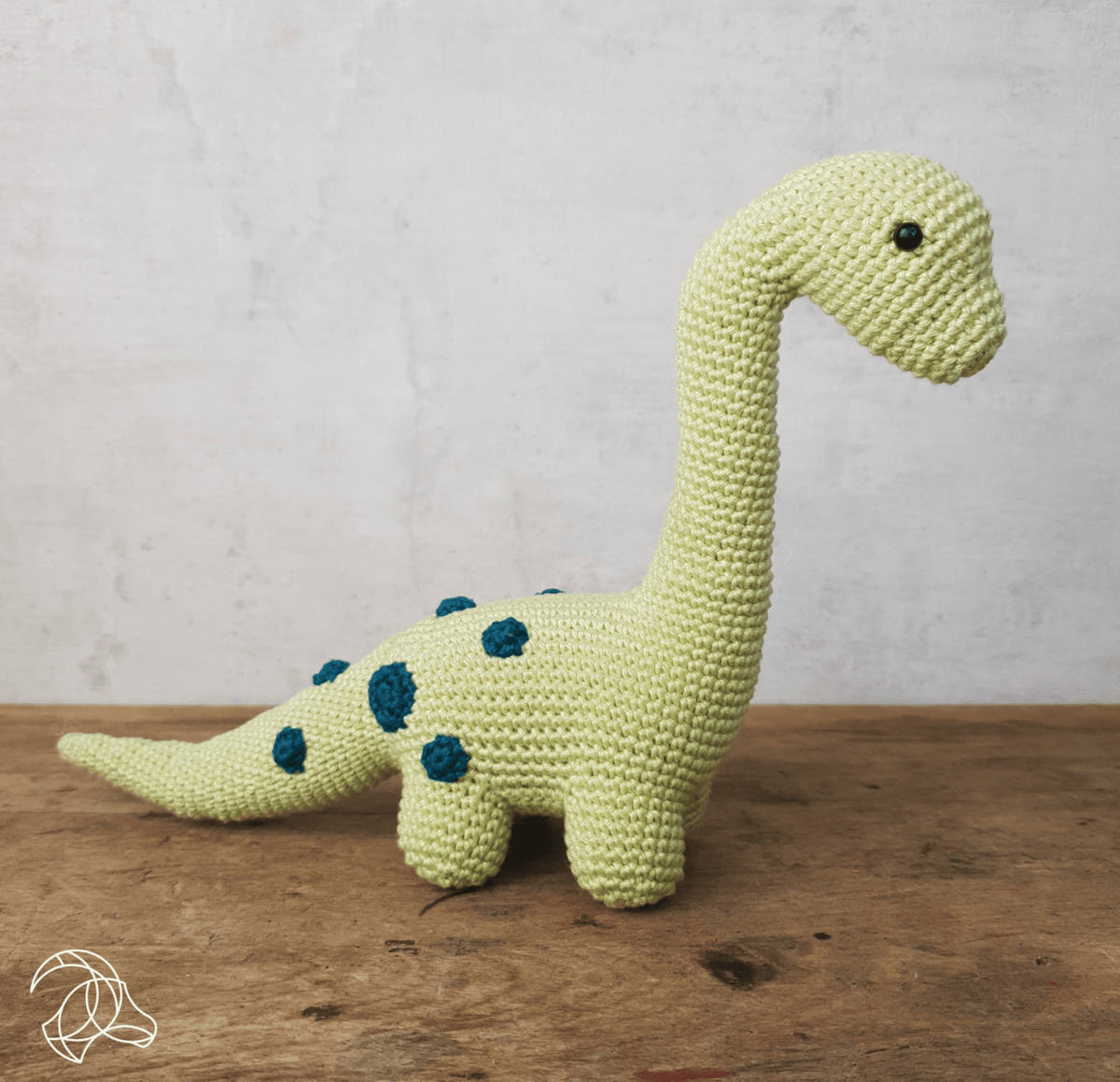 Diy Crochet Kit - Brontosaurus Hardicraft Amigurumi Kit