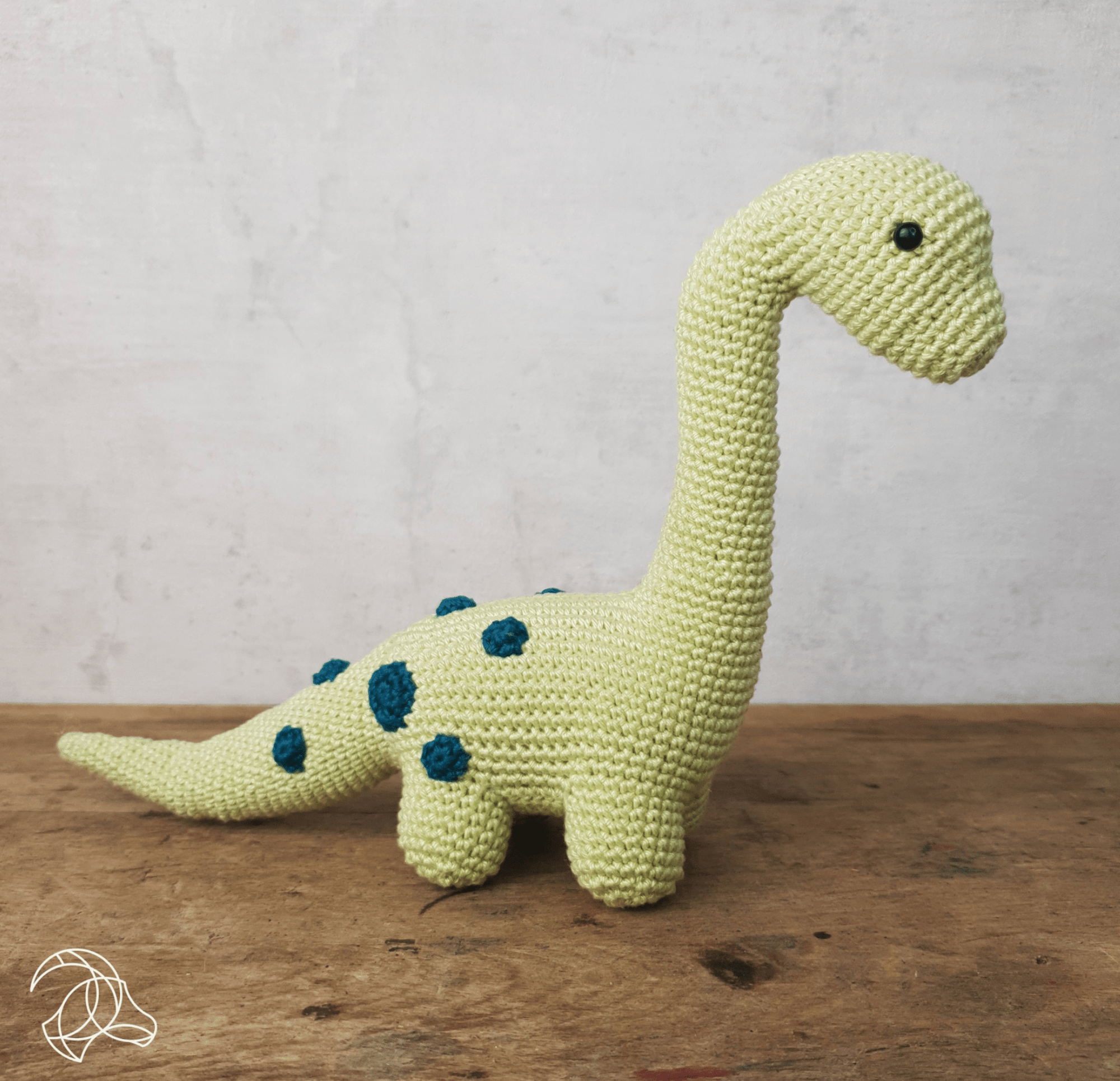 Diy Crochet Kit - Brontosaurus Hardicraft Amigurumi Kit