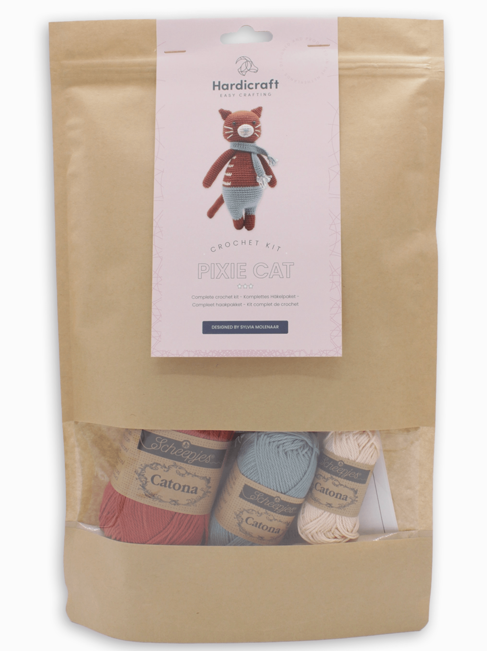 Diy Crochet Kit - Pixie Cat Hardicraft Amigurumi Kit