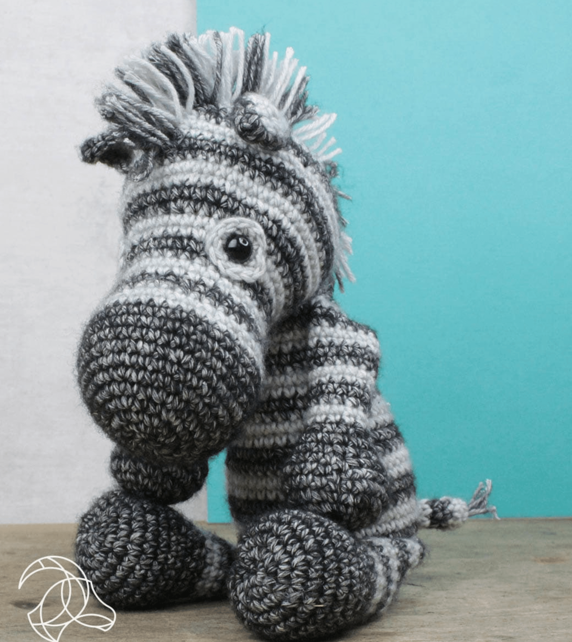 Diy Crochet Kit - Dirk Zebra Hardicraft Amigurumi Kit
