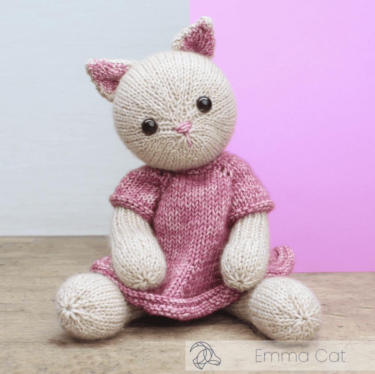 Diy Knitting Kit - Emma Cat Hardicraft Amigurumi Kit