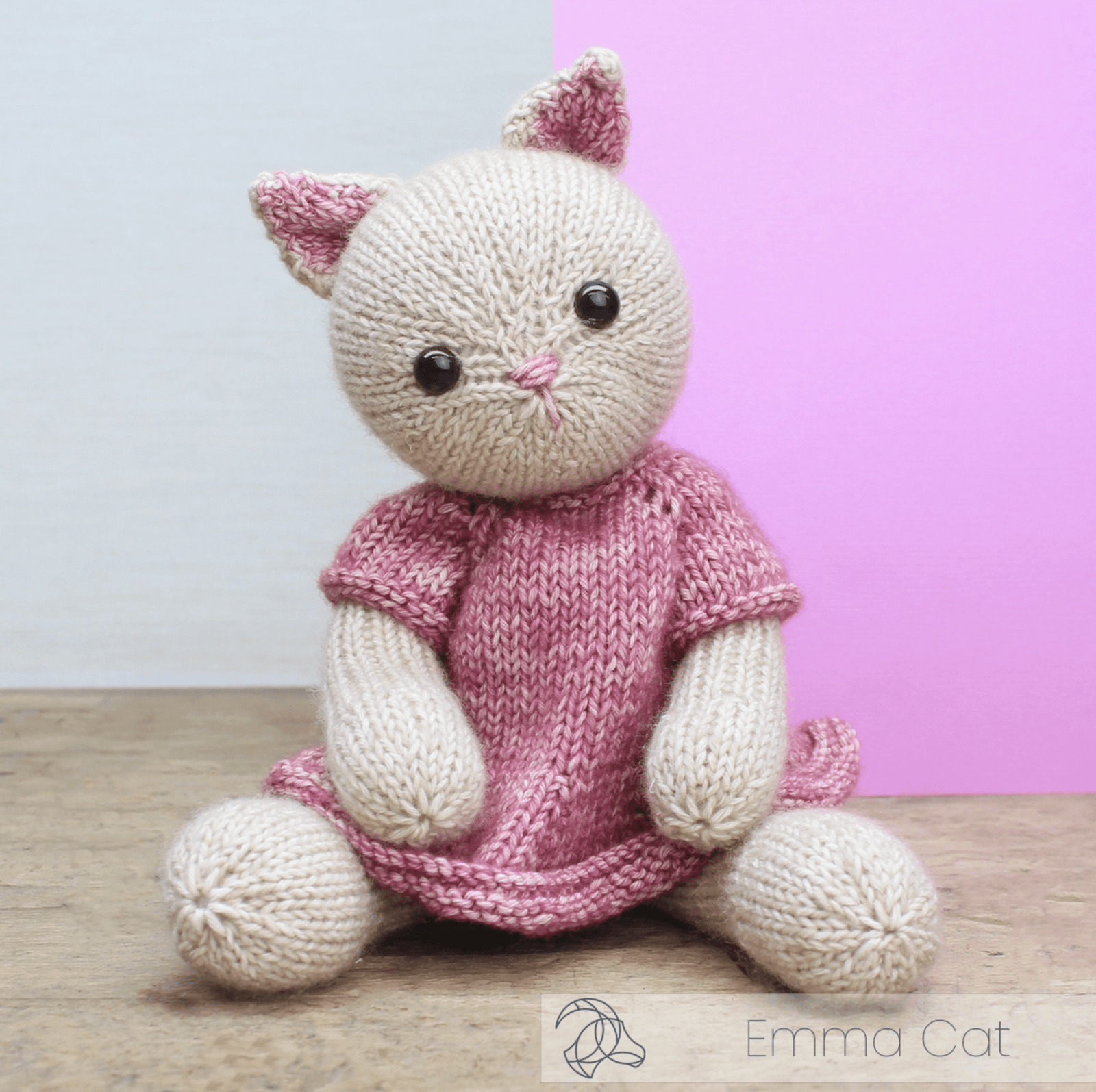 Diy Knitting Kit - Emma Cat Hardicraft Amigurumi Kit