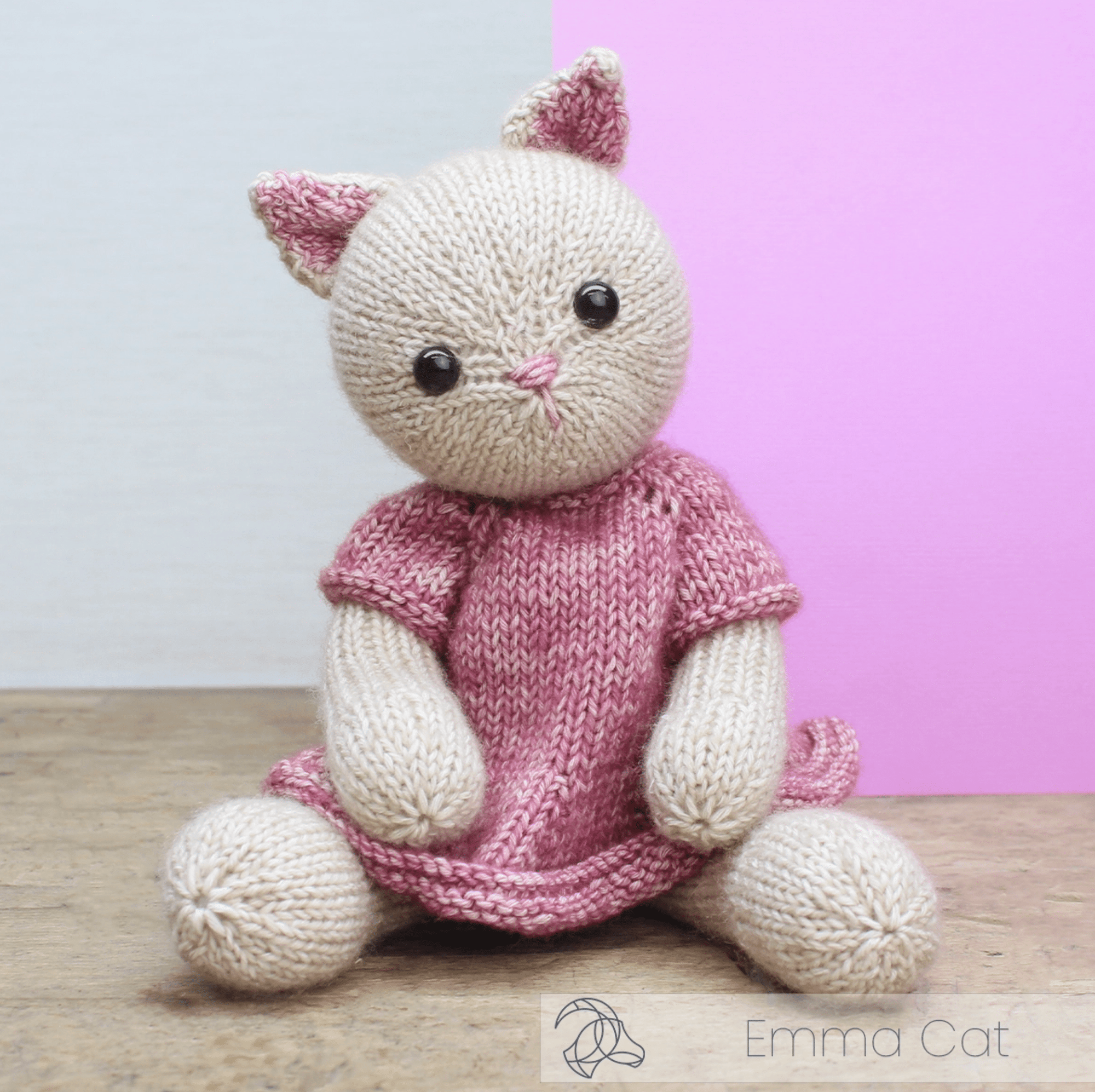 Diy Knitting Kit - Emma Cat Hardicraft Amigurumi Kit
