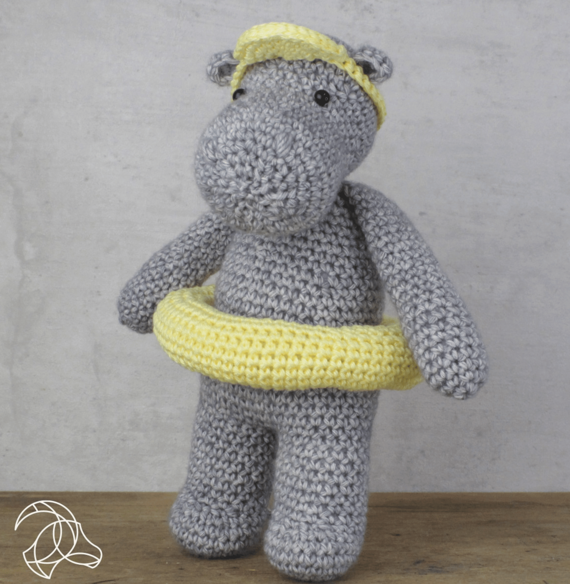 Diy Crochet Kit - Henny Hippo Hardicraft Amigurumi Kit