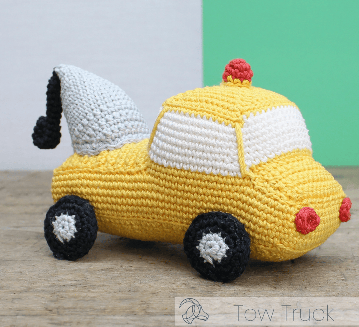Diy Crochet Kit - Tow Truck Hardicraft Amigurumi Kit
