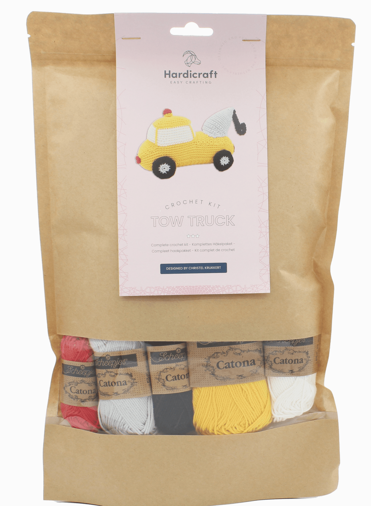 Diy Crochet Kit - Tow Truck Hardicraft Amigurumi Kit