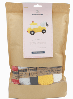 Diy Crochet Kit - Tow Truck Hardicraft Amigurumi Kit