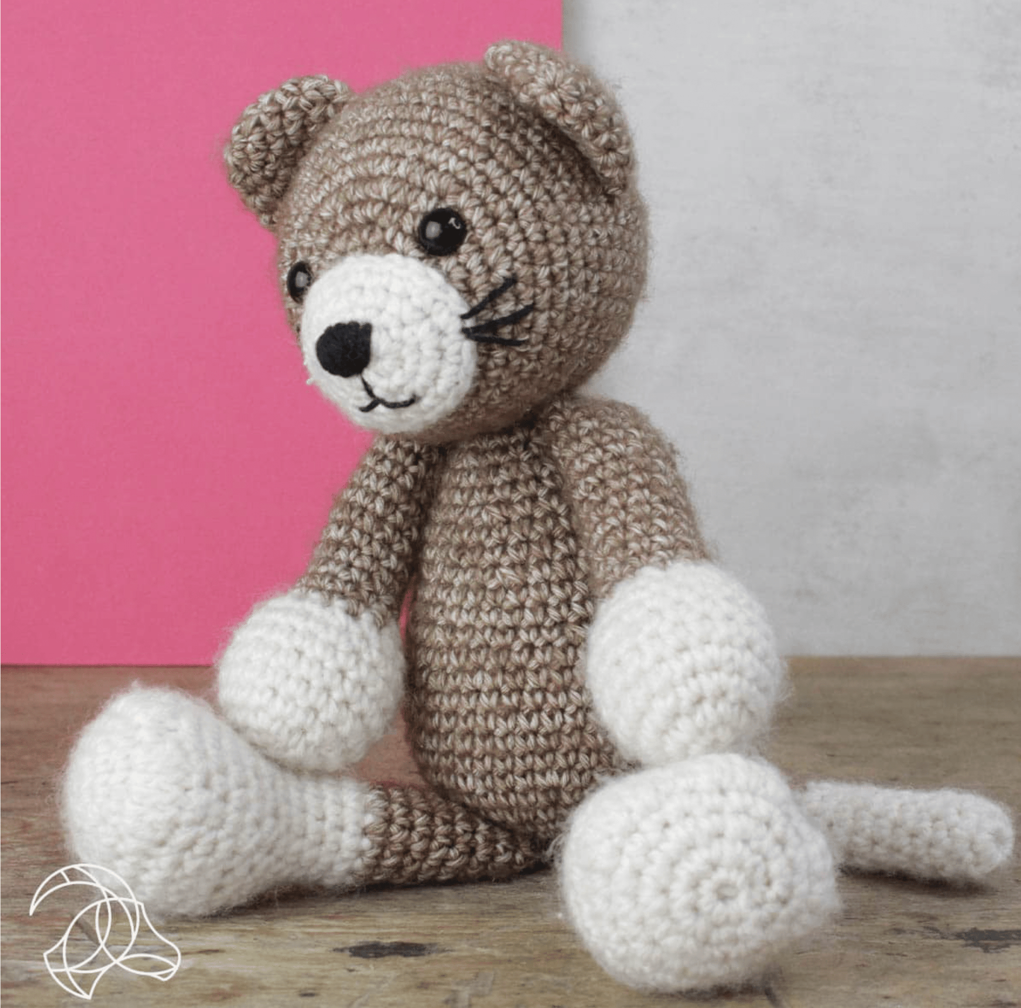 Diy Crochet Kit - Robbin Cat Hardicraft Amigurumi Kit