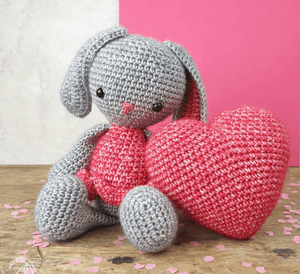 Diy Crochet Kit - Pippa Bunny Hardicraft Amigurumi Kit