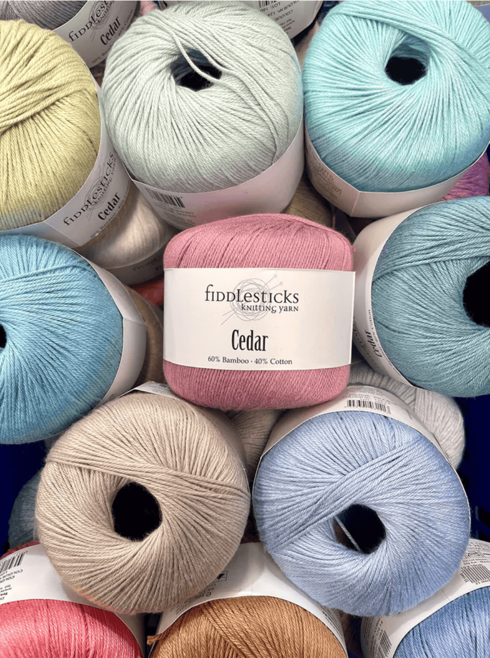 Fiddlesticks Cedar 6 Ply Bamboo/Cotton Mix