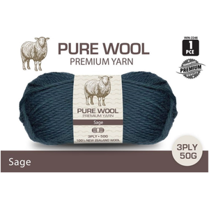 Pure Wool Premium Yarn 8PLY 50g 100% New Zealand Wool