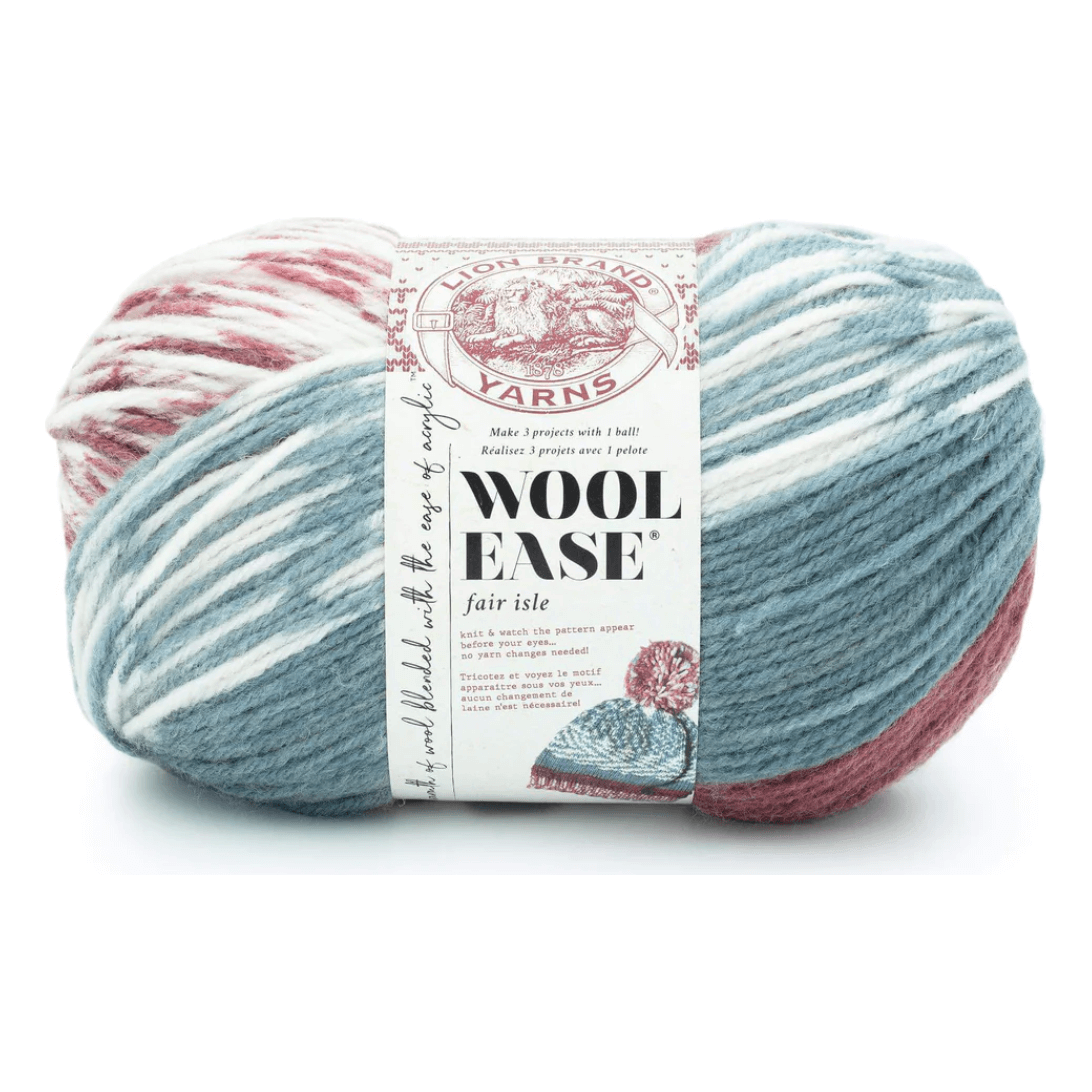 Lion Brand Yarns Wool Ease Thick & Quick Cranberry Classic Yarn, 1