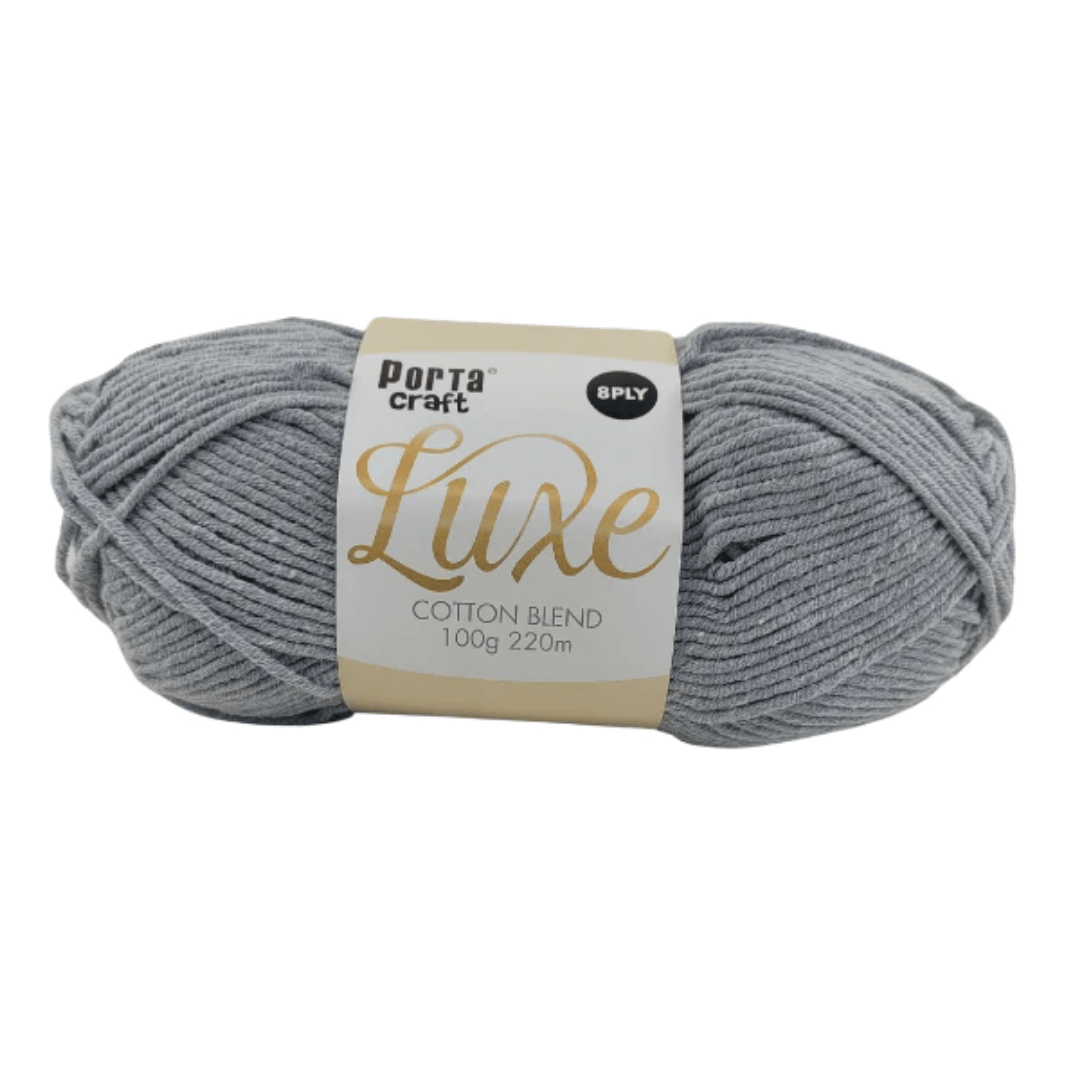 Portacraft Luxe Cotton Blend Yarn 8ply 100g
