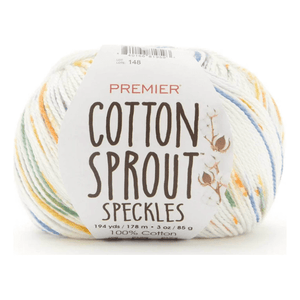 Premier Cotton Sprout Speckles Yarn Sold As A 3 Pack