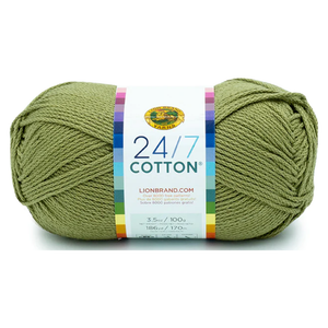Lion Brand 24/7 Cotton Yarn Sold As A 3 pack